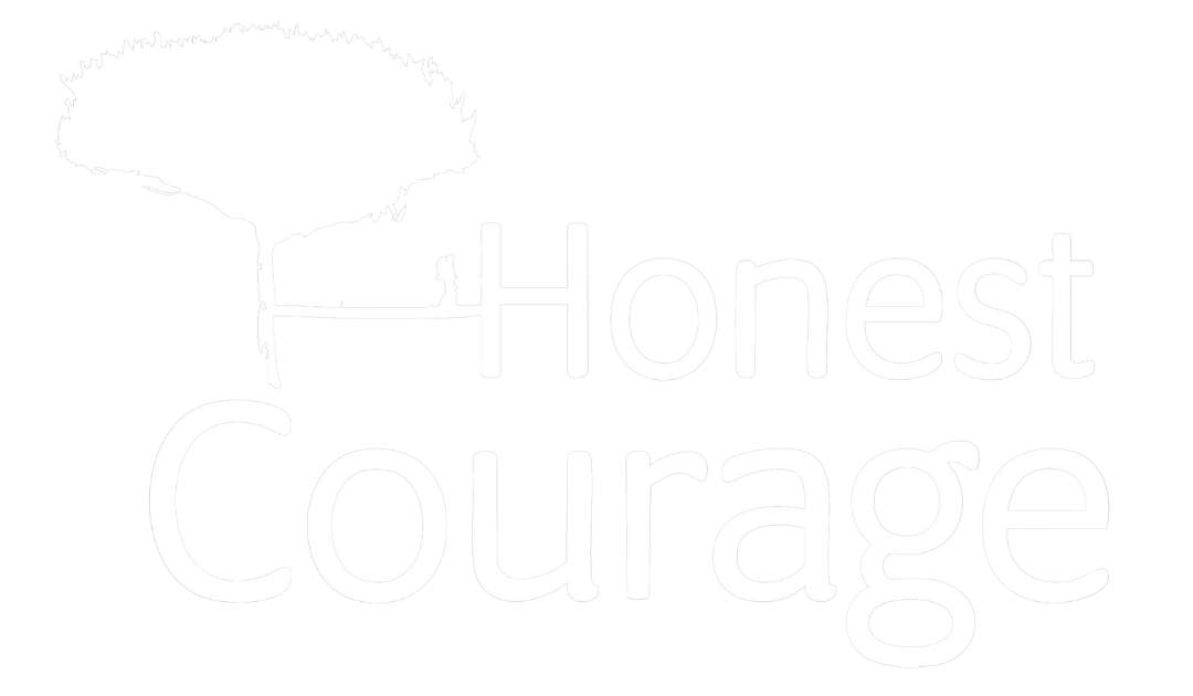 Honest Courage White Logo